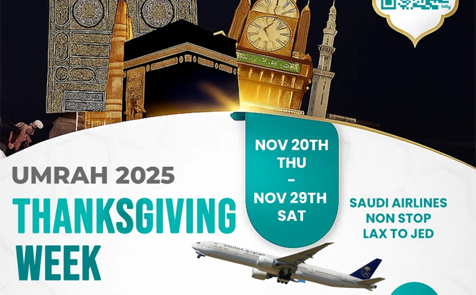 Umrah 2025 Thanks Giving Week