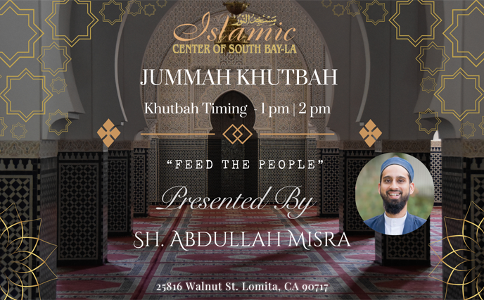 JUMMAH KHUTBAH by by Sh. Abdullah Misra