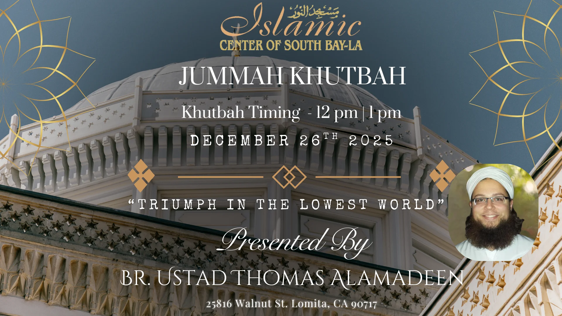 ICSB-LA FRIDAY KHUTBAH