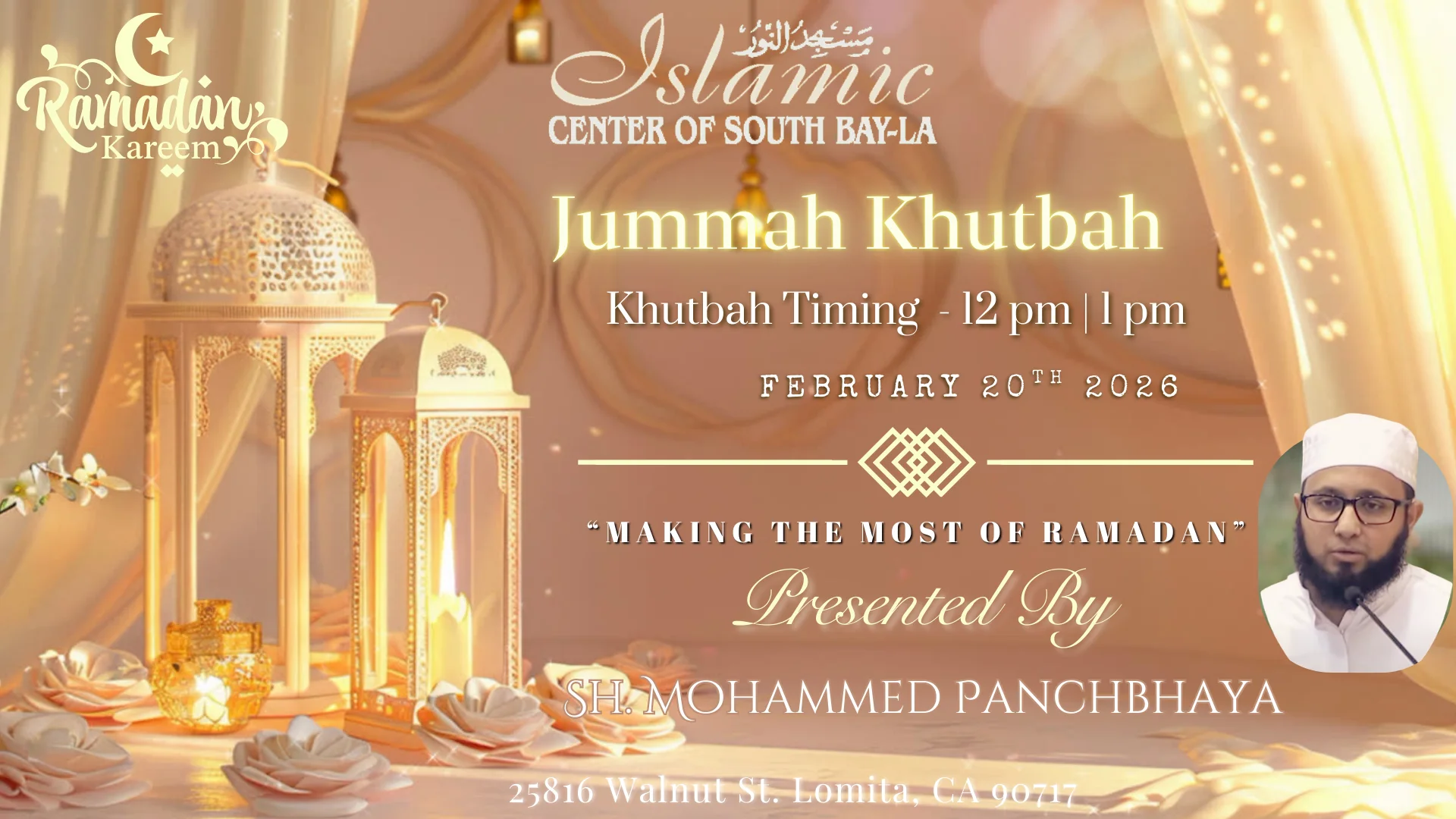 ICSB-LA FRIDAY KHUTBAH