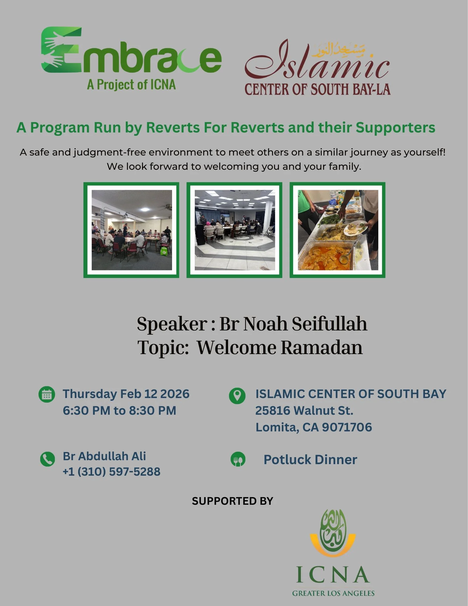 ICSB-LA & EMBRACE | REVERT PROGRAM