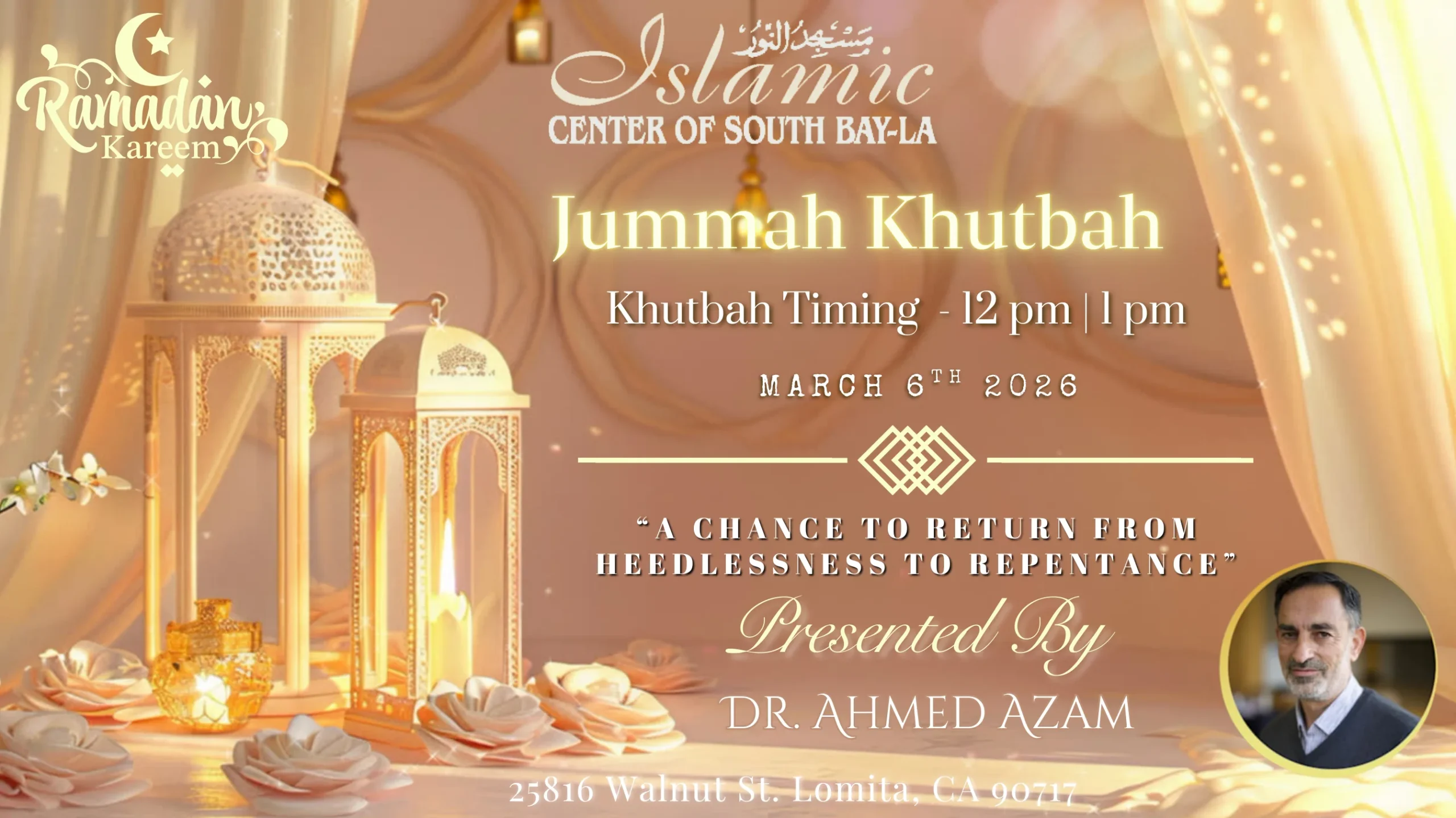 ICSB-LA FRIDAY KHUTBAH