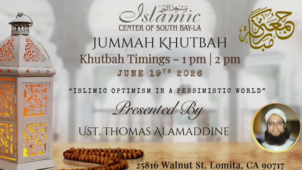 FRIDAY KHUTBAH