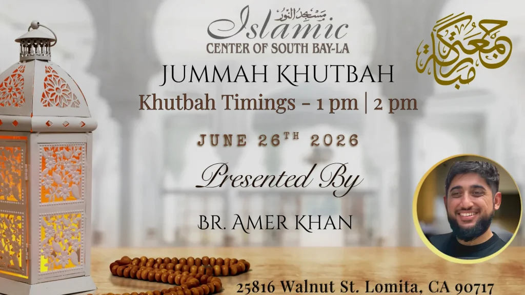 FRIDAY KHUTBAH