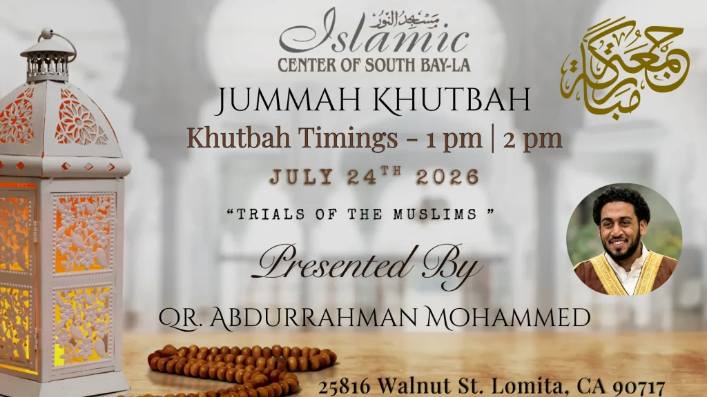 FRIDAY KHUTBAH